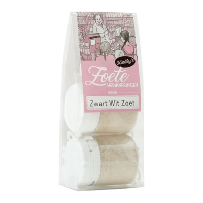 Afbeelding van Kindly&#039;s Zwart Wit Zoet 6x2x