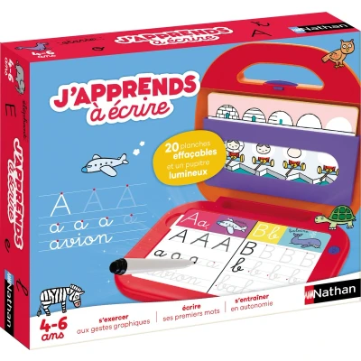 Afbeelding van Nathan Ik leer schrijven educatief spel zelfcorrigerend om je eigen woorden te leren vanaf 4 jaar