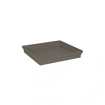 Afbeelding van Bloempot schaal EDA Tuscany Vierkant Taupe 40 cm x 5,9