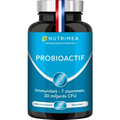 Afbeelding van Nutrimea Probiotica Darmflora en Cholesterol Vitamine D Supplement 30 caps