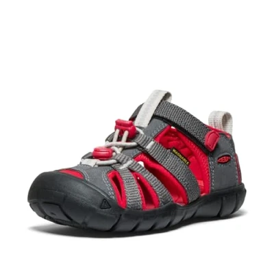Afbeelding van Keen Seacamp Unisex Outdoorsandalen voor kinderen, Maat: 24, Grey Textiel