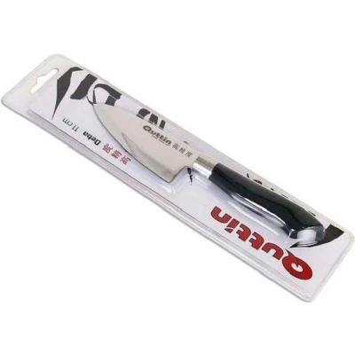 Afbeelding van Quttin Deba schilmes 11 cm RVS zwart