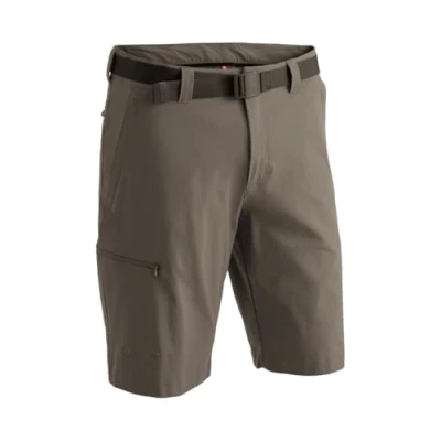 Afbeelding van Maier Sports Huang heren wandelbroek, outdoorshort met geïntegreerde riem, trekkingbroek