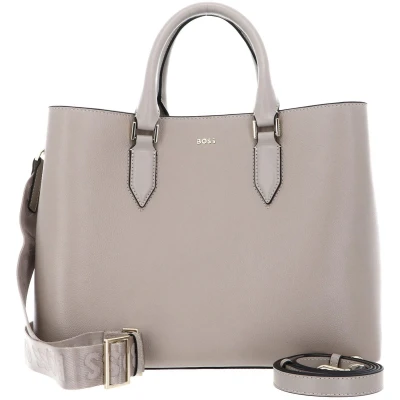 Afbeelding van BOSS Alyce TOTE Handtas, Dames, Maat: One Size, Medium beige