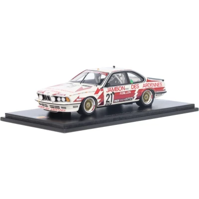 Afbeelding van BMW 635 CSi Spark Modelauto 1:43 1985 Thierry Boutsen / Walter Brun Harald Grohs Motorsport
