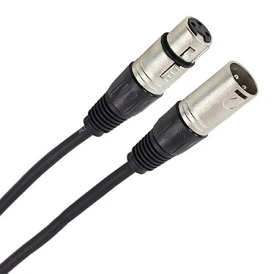 Afbeelding van Plugger Câble XLR femelle 3b/mâle 3b 3 m Noir PLUCABSXF3XM33M00EAS