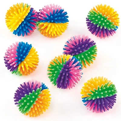 Afbeelding van Baker Ross Stekelige regenboogballen (8 stuks)