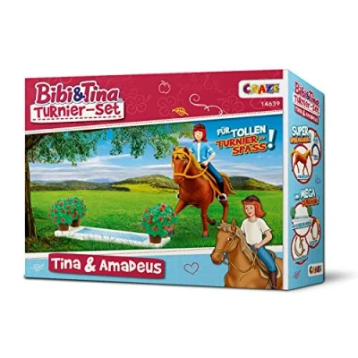 Afbeelding van Craze Bibi &amp; Tina Toernooiset Speelfiguren Paardenfiguren En Amadeus Met Toebehoren Speelgoed 14639