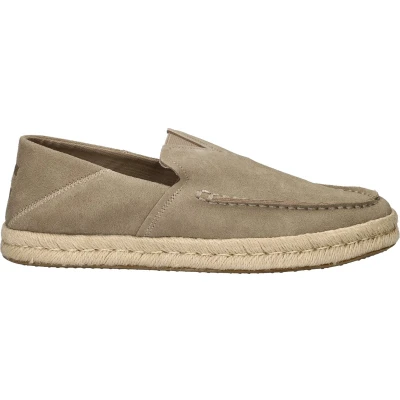 Afbeelding van TOMS Alonso Espadrilles, Heren, Maat: 42, Taupe Veloursleer