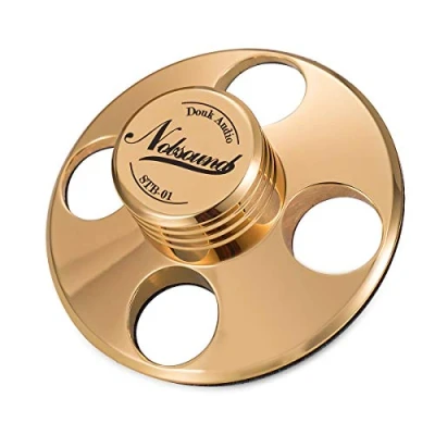 Afbeelding van Nobsound STB 01 vinylplatengewicht LP vinyl turntables Metal Disc Stabilizer Record Gewicht voor platenspeler (goud)