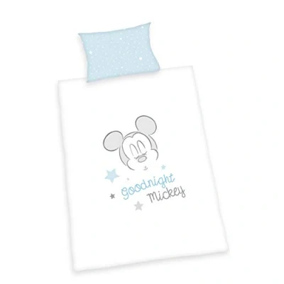 Afbeelding van Mickey Mouse Dekbedovertrek Junior 100x135 BIO Katoen GOTS gecertificeerd