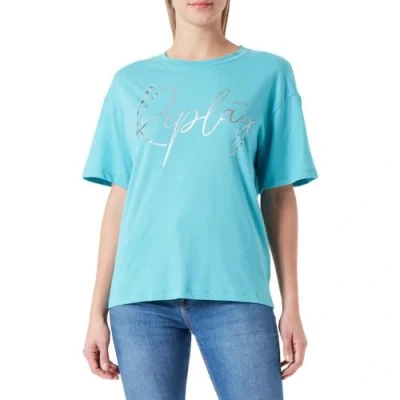 Afbeelding van Replay Tshirt print, Dames, Maat: Small, Amalfi green
