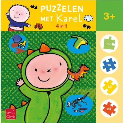 Afbeelding van Clavis Puzzelen met Karel. 2+