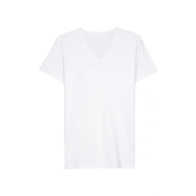 Afbeelding van Seidensticker Tailored Tshirt basic, Heren, Maat: Small, White
