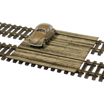 Afbeelding van MBZ 86213 Spoorwegovergang met Z balken Lasercut bouwpakket