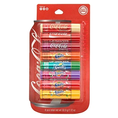 Afbeelding van Claire&#039;s Lip Smacker Coca Cola Dranken Lippenbalsem Set 8 Pack