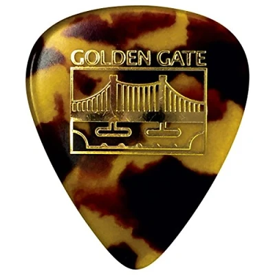 Afbeelding van Golden Gate MP 14 Deluxe Schildpad Stijl Flat Pick, Sideman 12 delig