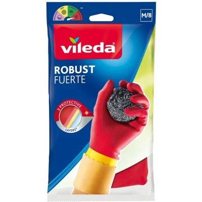 Afbeelding van 12x Vileda Handschoenen Robust Medium 1 paar
