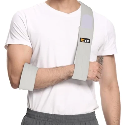 Afbeelding van YF Armlussen, effectieve schouder immobilisatieslus voor rotatormanchet, gescheurd pols, ellebogen, armletsel, verstelbaar, licht, comfortabele ondersteuning, armsling gebroken botten