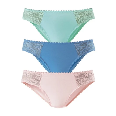Afbeelding van PETITE FLEUR Slip hemelsblauw / mintgroen rosa