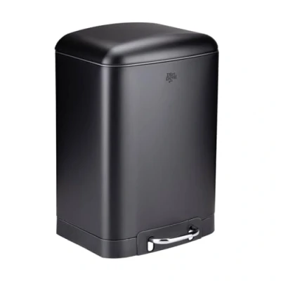 Afbeelding van Pedaalemmer 12L Soft Close Zwart