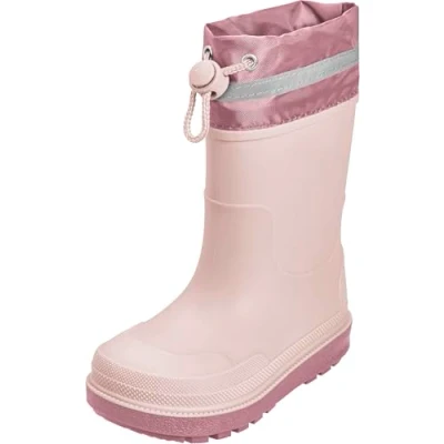 Afbeelding van Playshoes Uniseks regenlaarzen voor kinderen, gevoerde rubberlaarzen, Roze gevoerd, 26 EU