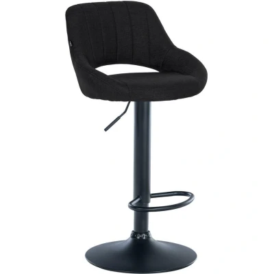 Afbeelding van CLP Barkruk Milet Frame Zwart Stof
