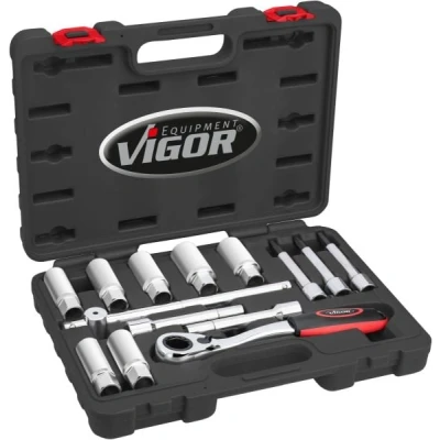 Afbeelding van Gereedschapset, schokdemper zuigerstang VIGOR V6452