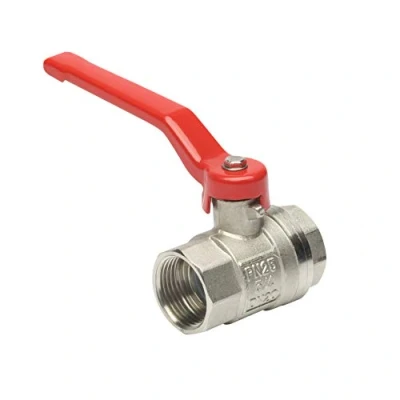 Afbeelding van Meister kogelkraan 24,66 mm (3/4 inch) IG met lange stalen hendel en volledige doorgang dubbelzijdige binnendraad hoogwaardig messing/afsluitkraan voor waterleidingen/kraan / FLOR92610