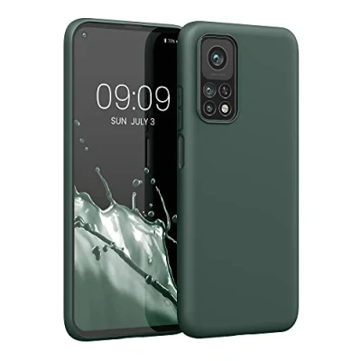 Afbeelding van kwmobile telefoonhoesje compatibel met Xiaomi Mi 10T / Pro hoesje Zachte case voor smartphone Back cover in mosgroen
