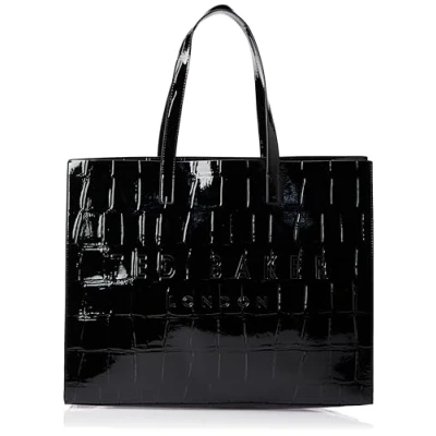 Afbeelding van Ted Bakker Icon XL Shopper Gratis thuisbezorgd! Black Croco