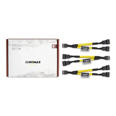 Afbeelding van Noctua NA SYC1 chromax.yellow, 4 Pins Y Kabels voor PC Ventilatoren (Geel)