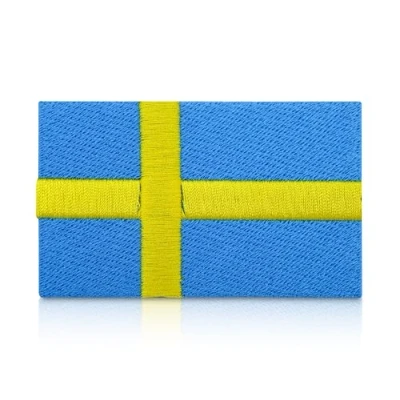Afbeelding van Zweden vlag patch om op te strijken patches, eland strijkafbeelding, opstrijkbaar, Finally Home