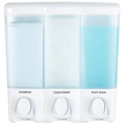 Afbeelding van Better Living Producten 72350 Clear Choice Douchedispenser met 3 kamers, wit