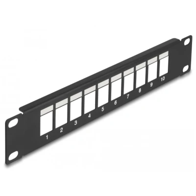 Afbeelding van Delock 10″ Keystone Patchpanel 10 Port schwarz