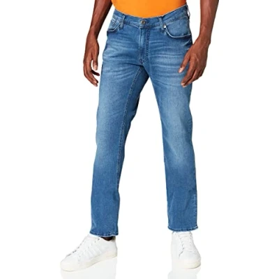Afbeelding van Brax Chuck Denim Jeans Used Blue maat W 38 L 34 met Modern fit Pasvorm Stretch Suitable Herenkleding