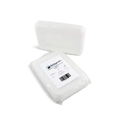 Afbeelding van Seifenprofis Glycerinezeep, ruwe zeep, zeepbasis, witte zeep (SLS/SLES vrij), 1 kg, wit