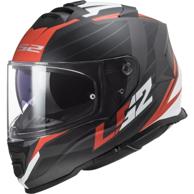 Afbeelding van LS2 FF800 STORM II NERVE MATT BLACK RED 06 XL Maat Helm