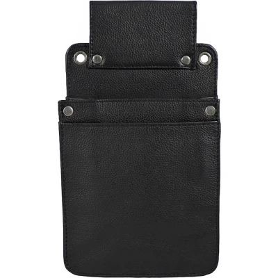 Afbeelding van Houtkamp Leren Horeca Portemonnee Holster Riem voor Kelnerbeurs Robuust Nappa Leer Zwart
