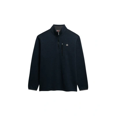 Afbeelding van Storm Fleecetrui met Halve Rits Blauw Grootte: Xxl
