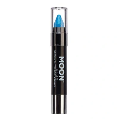 Afbeelding van Moon Creations Glow Neon UV Glitter Schmink Stift Blauw