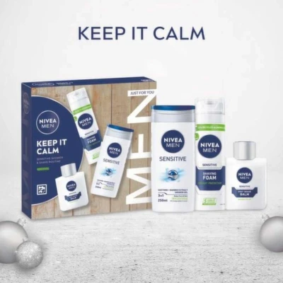 Afbeelding van Nivea Men Keep It Calm cadeauset 550 ml