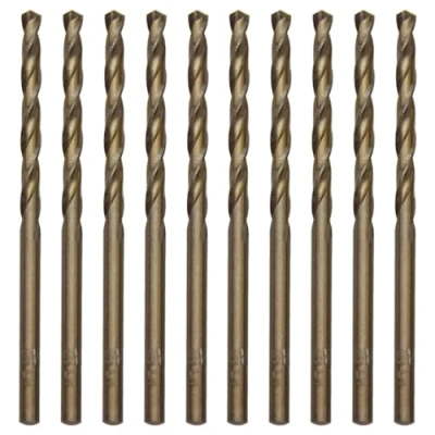 Afbeelding van CEEYSEE 10 stuks 3 mm HSS kobalt boorset M35 metaalboor, spiraalboor, boor voor boren in roestvrij staal, metaal, gietijzer en harde kunststoffen (3 mm)