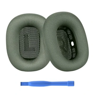 Afbeelding van Vervangende Oorkussens voor AirPods Max Hoofdtelefoon van MMOBIEL Mesh Fabric Koptelefoon Noise Isolation Earpads Groen