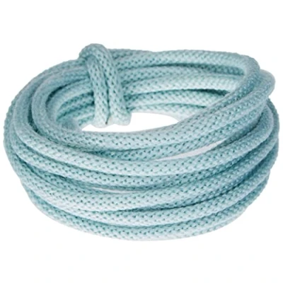 Afbeelding van Rayher gebreide slang met draad, 5 mm ø, babyblauw, streng 3 m, om te knutselen, 55937358