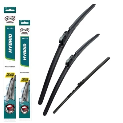 Afbeelding van HEYNER Ruitenwisserbladen voor VW T Roc 2017 2022 Complete set hybride ruitenwissers en achter HH2620ST13G