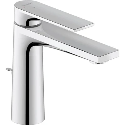 Afbeelding van Duravit Tulum by Starck wastafelmengkraan 16.5cm FreshStart met trekwaste Messing Chroom
