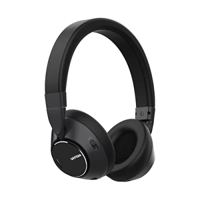 Afbeelding van GRIFEMA GH1001 ANC Actieve Noise Cancelling Hoofdtelefoon, Draadloos, Licht, Comfortabel en Opvouwbaar, Tot 25 uur Batterijduur, Bluetooth 5.3, Zwart