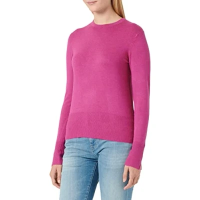Afbeelding van JJXX Vrouwelijke Gebreide Trui JXLARA met Ronde Hals, festival fuchsia, XS