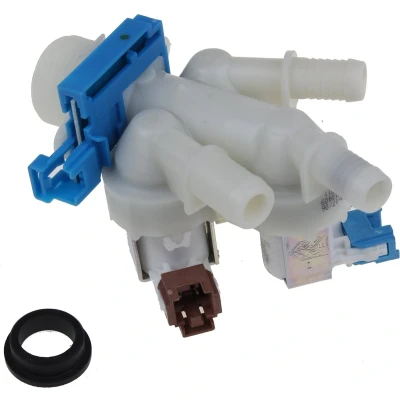 Afbeelding van Electrolux AEG 4055125225 inlaatventiel 3 voudig wasmachine elektrischventiel,debietmeter